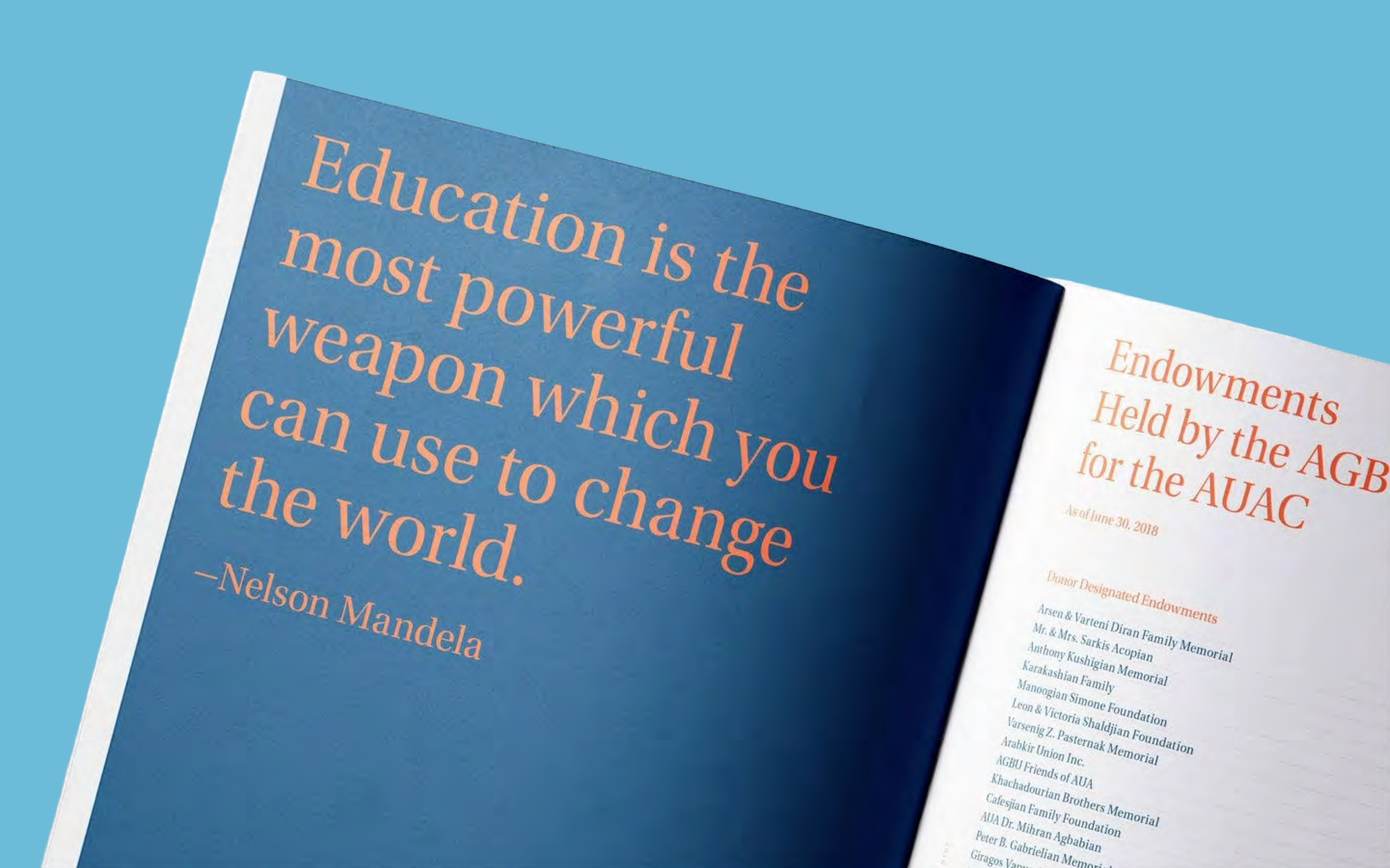 AUA Nelson Mandela Quote page